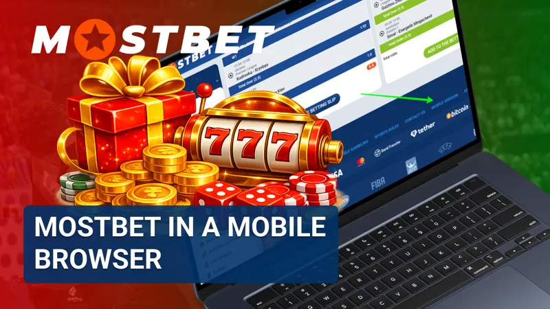 Using Mostbet in a mobile browser on Android and iOS devices.
