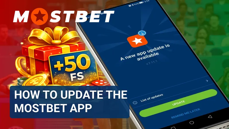 How to update the Mostbet app on Android and iOS devices easily.