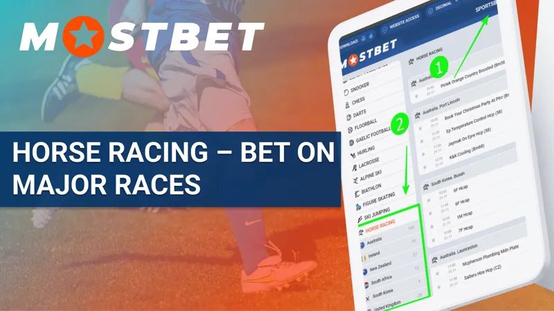 Mostbet horse racing betting for Bangladeshi users, covering major races and events worldwide